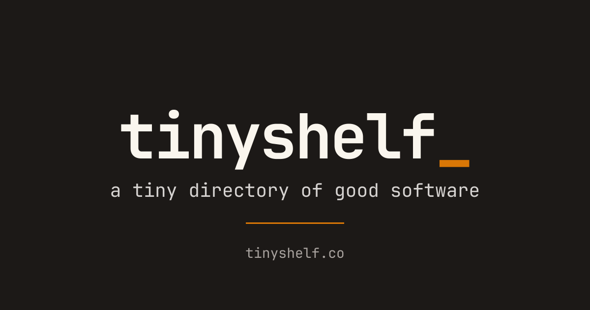 TinyShelf logo